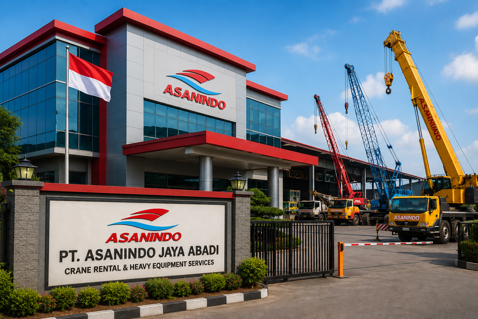 Biaya Sewa Crane untuk proyek konstruksi dan industri di Indonesia