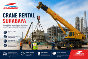 Crane Rental Surabaya untuk proyek industri dan infrastruktur dengan layanan rental crane profesional