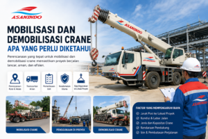 Mobilisasi dan demobilisasi crane untuk proyek konstruksi dengan mobile crane ASANINDO